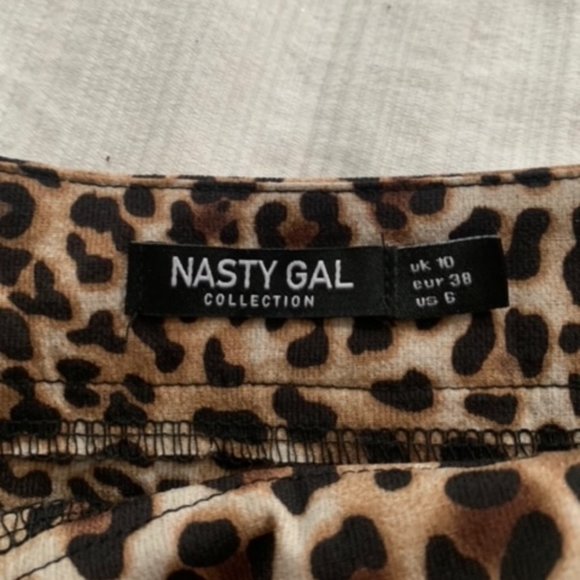 Nasty Gal Cheetah Midi Skirt - Picture 2 of 2